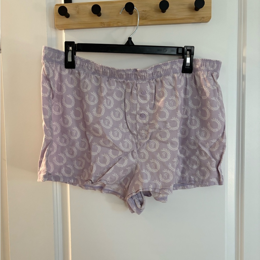 Lavender Women's Pajama Shorts